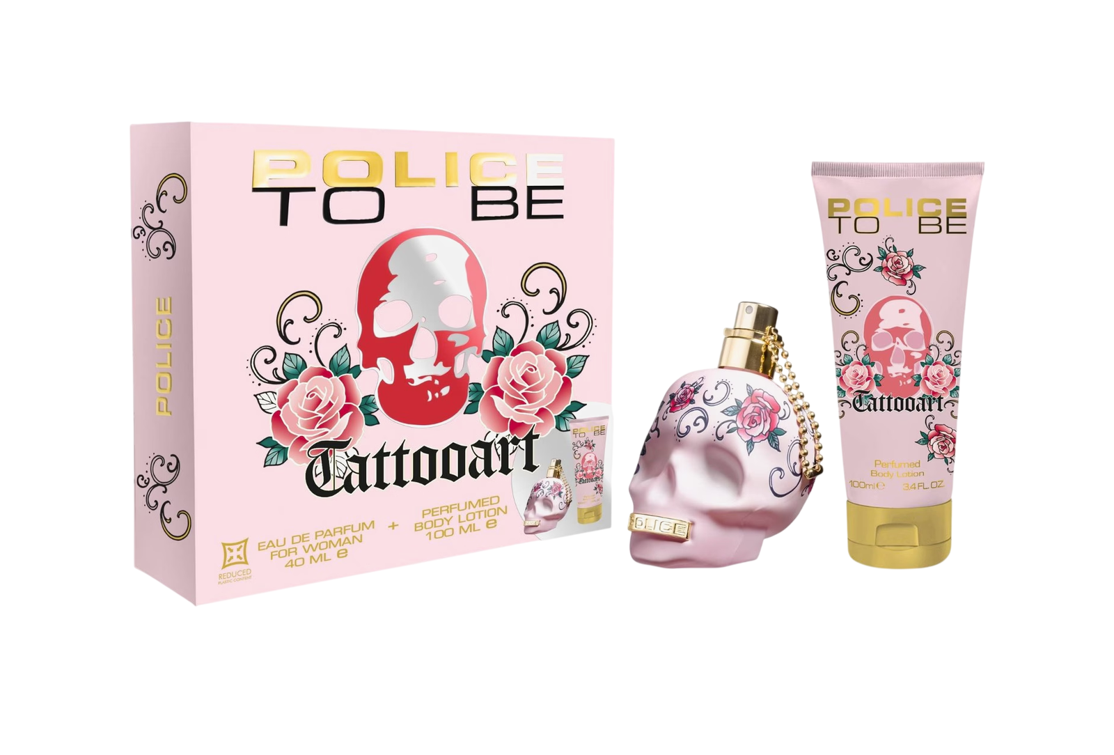 set-police-to-be-tattooart-eau-de-parfum-for-women-40-ml-to-be-tattooart-body-lotion-100-ml-1778051255 Set Police: To Be Tattooart, Eau De Parfum, For Women, 40 ml + To Be Tattooart, Body Lotion, 100 ml - Afbeelding 1