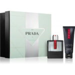 Set Prada: Luna Rossa Carbon, Eau De Toilette, For Men, 50 ml + Luna Rossa Carbon, Revitalized, Shower Gel, Body, 75 ml