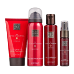 Set Rituals: The Ritual Of Ayurveda, Shower Mousse, 50 ml + The Ritual Of Ayurveda, Nurture, Shower Oil, For Dry Skin, 75 ml + The Ritual Of Ayurveda, Hair Scented Mist, For Women, 20 ml + The Ritual Of Ayurveda, Balancing, Body Cream, 70 ml