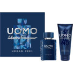 Set Salvatore Ferragamo: Uomo Urban Feel, Eau De Toilette, For Men, 50 ml + Uomo Urban Feel, Shower Gel, For All Skin Types, 50 ml