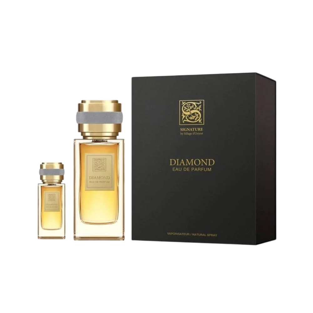 set-signature-sillage-d-orient-diamond-eau-de-parfum-for-women-100-ml-diamond-eau-de-parfum-for-women-15-ml-1787987478-2 Set Signature Sillage D'Orient: Diamond, Eau De Parfum, For Women, 100 ml + Diamond, Eau De Parfum, For Women, 15 ml - Afbeelding 1
