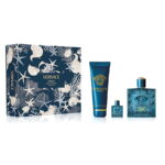 Set Versace: Eros, Eau De Parfum, For Men, 100 ml + Eros, Eau De Parfum, For Men, 5 ml *Miniature + Eros, Shower Gel, For All Skin Types, 150 ml - Afbeelding 2