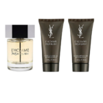 Set Yves Saint Laurent: L'Homme, Eau De Toilette, For Men, 100 ml + L'Homme, Hydrating & Soothing, After-Shave Balm, 50 ml + L'Homme, Cleansing, Shower Gel, For All Skin Types, 50 ml