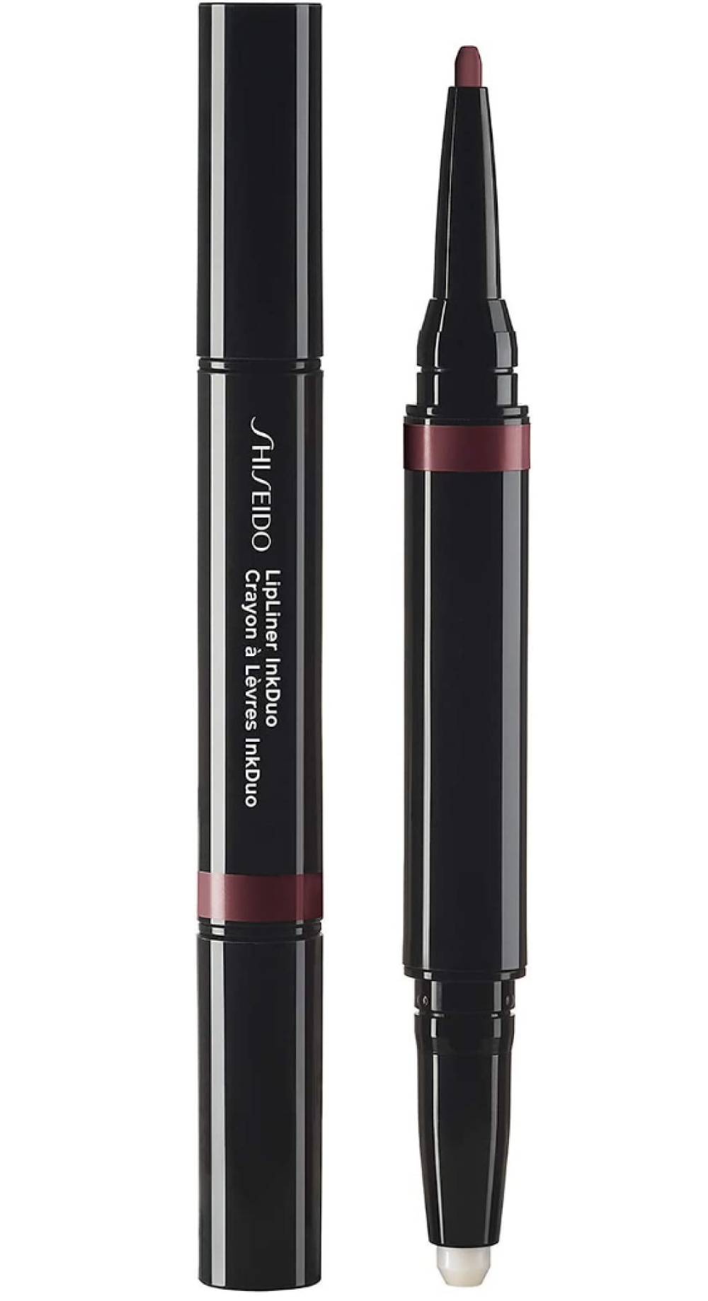 shiseido-inkduo-lip-liner-11-plum-1-1-g-1673269920 Shiseido, InkDuo, Lippotlood, 01, Kaal, 1.1 g - Afbeelding 1