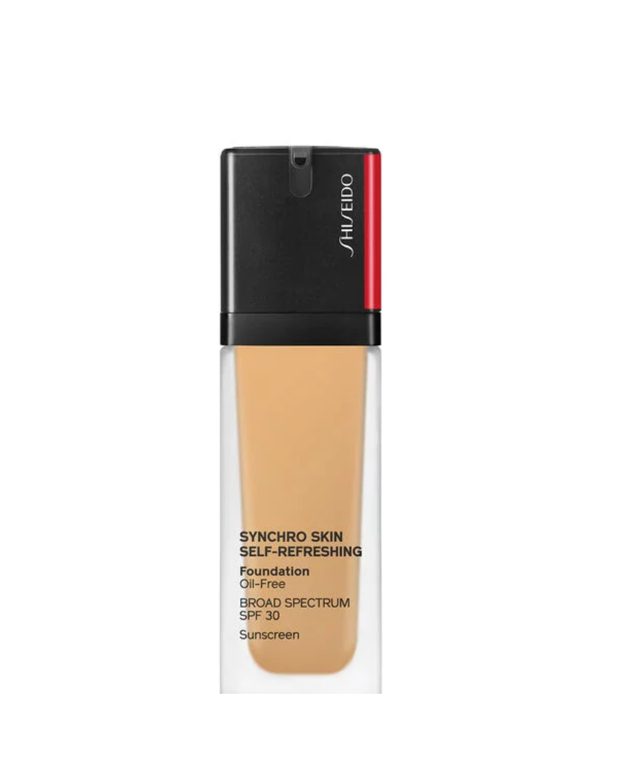 shiseido-synchro-skin-liquid-foundation-340-oak-spf-30-10-ml-tester-1674635472 Shiseido, Synchro Skin Self-Refreshing, Olievrij, Vloeibare foundation, 340, Eik, SPF 30, 10 ml *Tester - Afbeelding 1