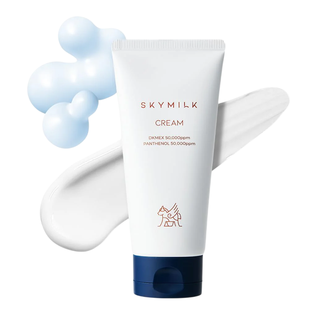 skymilk-panthenol-donkey-milk-hydrating-cream-for-face-120-ml-1779878242 SKYMILK, Panthenol, Donkey Milk, Hydraterend, Room, Voor gezicht, 120 ml - Afbeelding 1