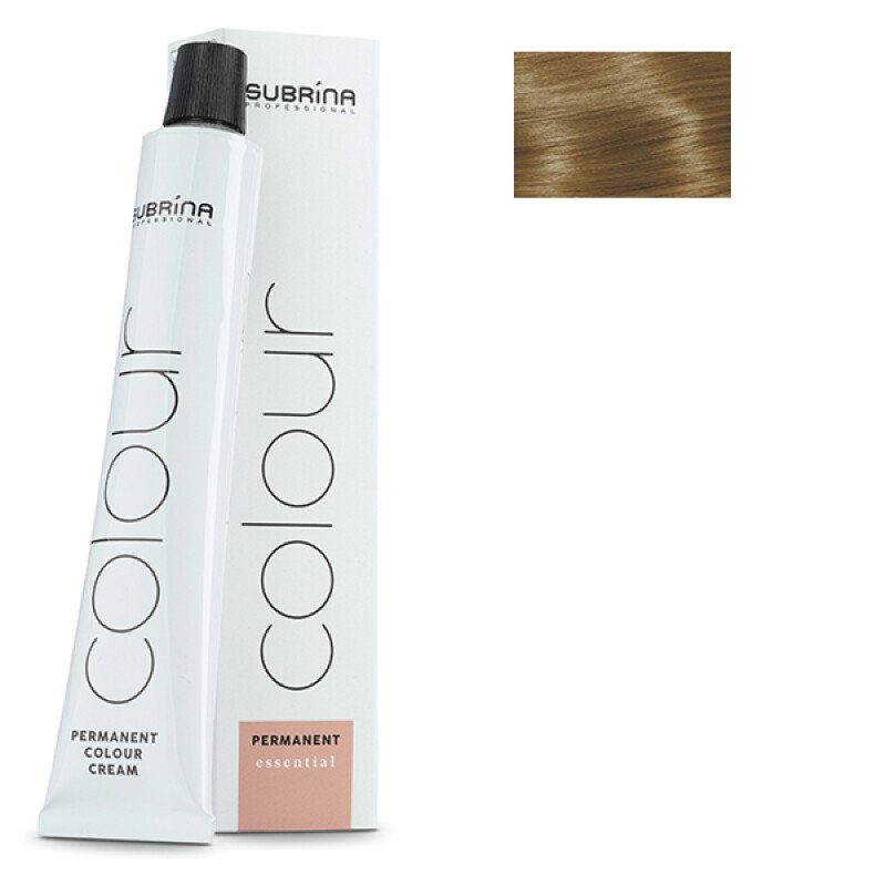subrina-professional-essential-colour-permanent-hair-dye-7-8-medium-blond-matte-100-ml-1676643856 Subrina Professional, Essential Colour, Permanente haarkleuring, 7/8 Medium Blond Matte, 100 ml - Afbeelding 1