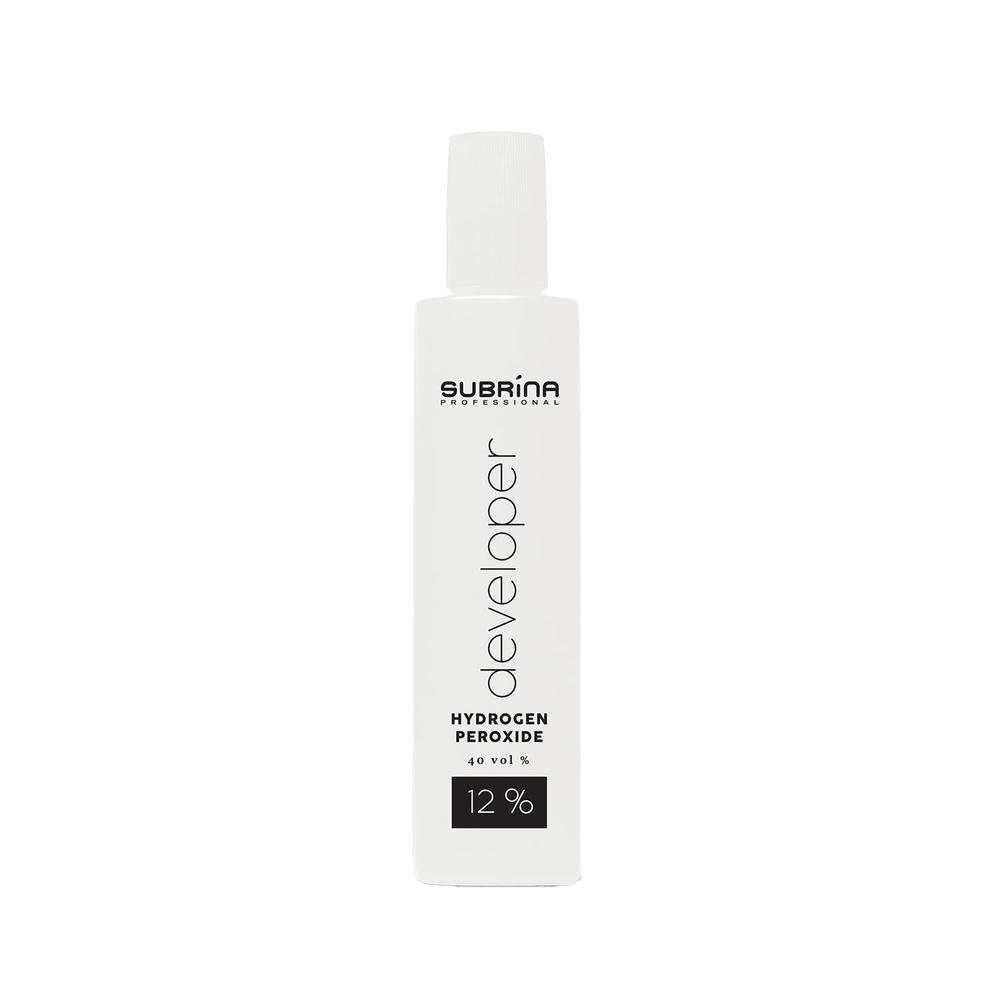 subrina-professional-hydrogen-peroxide-developer-hair-oxidant-lotion-9-30-vol-120-1691389782 Subrina Professional, Hydrogen Peroxide, Ontwikkelaar, Haar Oxidatie Lotion, 12%, 40 vol, 120 - Afbeelding 1