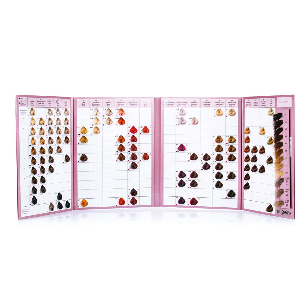 subrina-professional-subrina-professional-hair-colour-chart-1678439308 Subrina Professional, Subrina Professional, Haarkleurkaart - Afbeelding 1