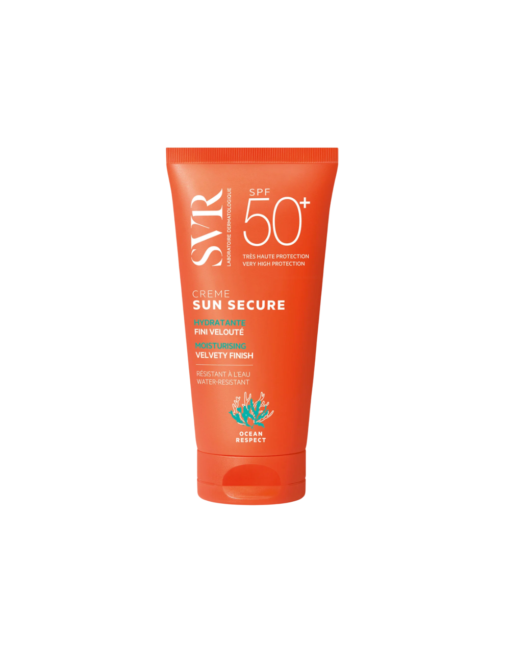 svr-sun-secure-moisturising-sunscreen-cream-for-face-spf-50-50-ml-1755766451 SVR, Sun Secure, Hydraterend, Zonnebrandcrème, Voor gezicht, SPF 50+, 50 ml - Afbeelding 1