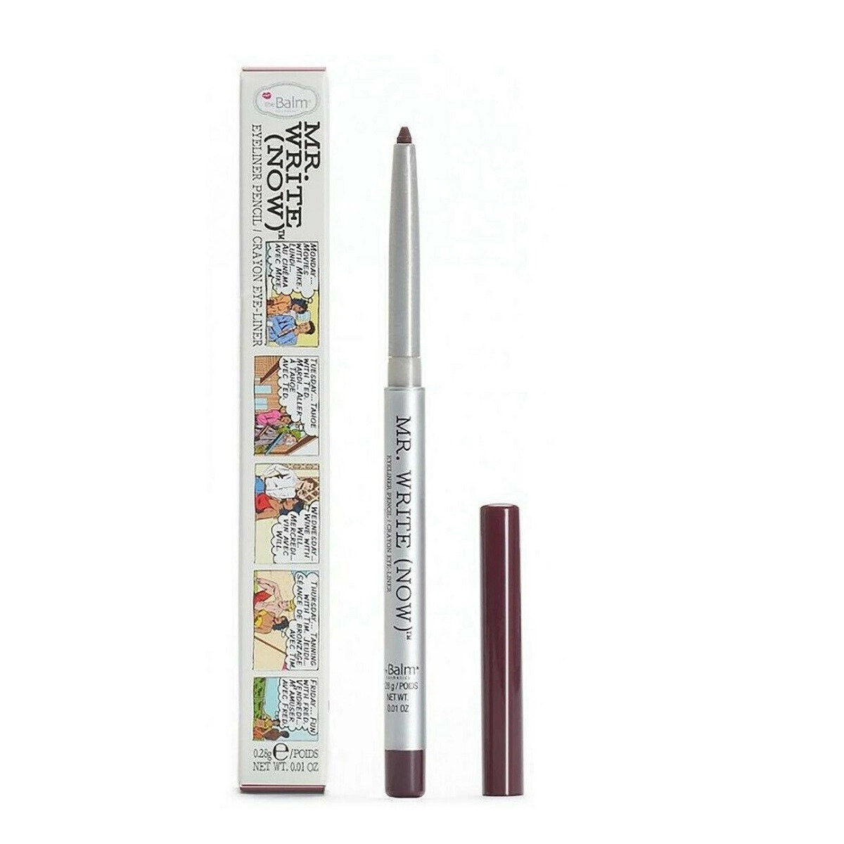 the-balm-mr-write-now-retractable-gel-pencil-eyeliner-b-bordoeaux-0-28-g-1675178559 The Balm, Mr.Write(Now), Precisie, Gel potlood eyeliner, B. Bordeaux, 0.28 g - Afbeelding 1