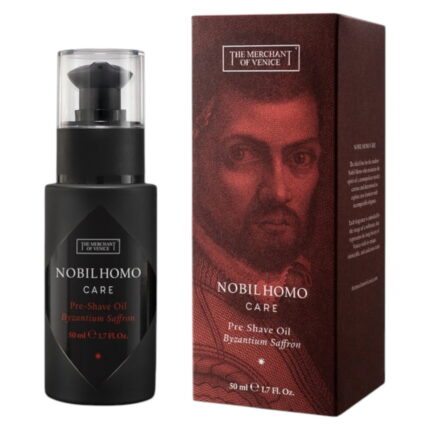 The Merchant Of Venice, Byzantium Saffron, Olijfolie, Hydraterend & Verzachtend, Pre-scheerolie, 50 ml