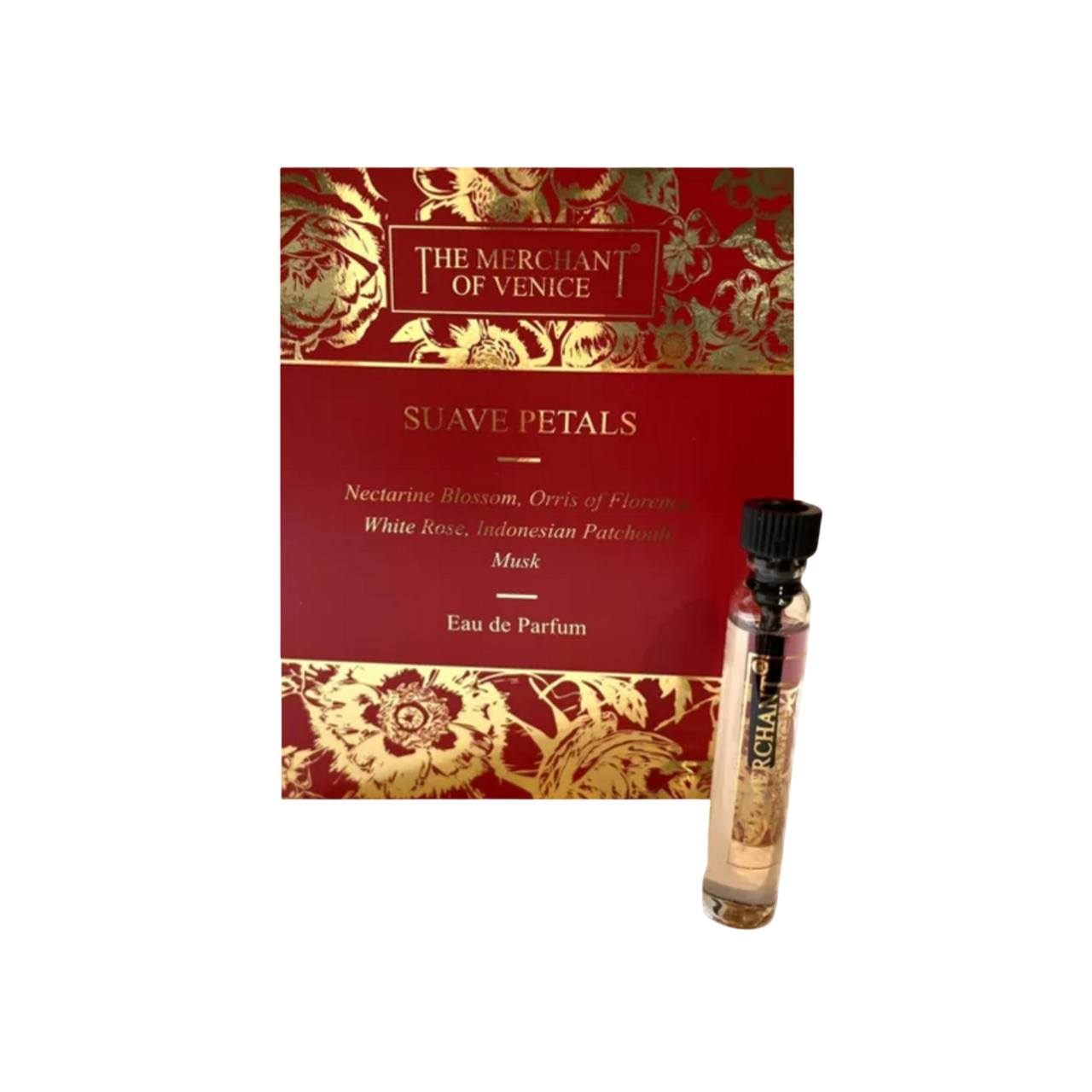 the-merchant-of-venice-suave-petals-eau-de-parfum-for-women-2-ml-vial-1772111258 The Merchant Of Venice, Suave Petals, Parfumwater, Voor vrouwen, 2 ml Flesje - Afbeelding 1