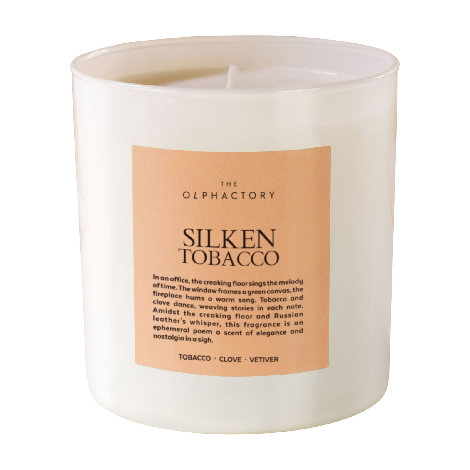 the-olphactory-silken-tobacco-scented-candle-310-g-1776497070 The Olphactory, Silken Tobacco, Geurkaars, 310 g - Afbeelding 1
