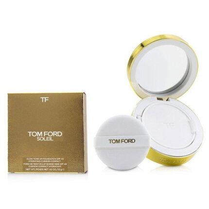 Tom Ford, Soleil Glow Tone Up, Compacte foundation, 7,8, Warm brons, SPF 40, Hervullen, 12 g