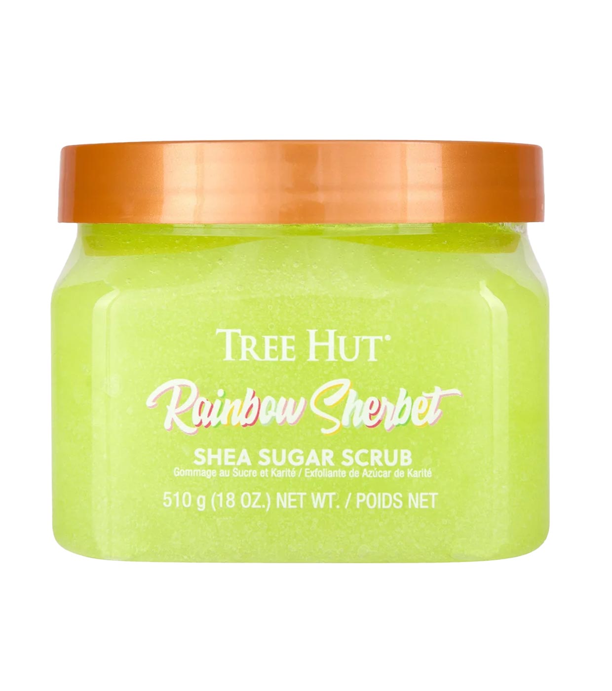tree-hut-rainbow-sherbet-exfoliating-body-scrub-510-g-1776412302 Tree Hut, Rainbow Sherbet, Exfoliëren, Lichaamspeeling, 510 g - Afbeelding 1