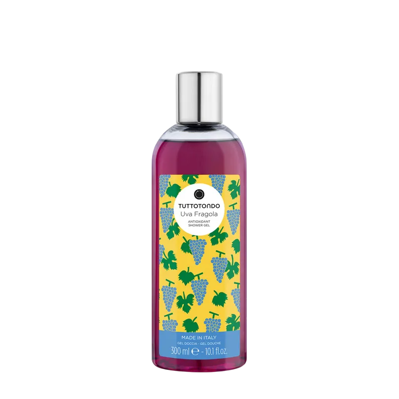 tuttotondo-uva-fragola-antioxidant-shower-gel-for-all-skin-types-300-ml-1753095474 Tuttotondo, Uva Fragola, Antioxidant, Douchegel, Voor alle huidtypes, 300 ml - Afbeelding 1