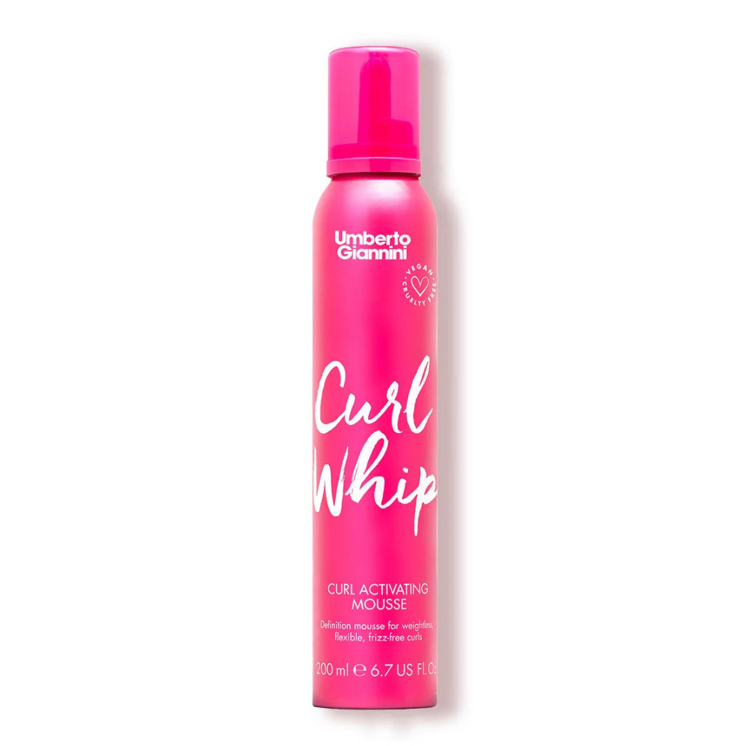 umberto-giannini-curl-whip-hair-styling-mousse-curl-activation-200-ml-1786347653 Umberto Giannini, Curl Whip, Haarstylingmousse, Krulactivering, 200 ml - Afbeelding 1