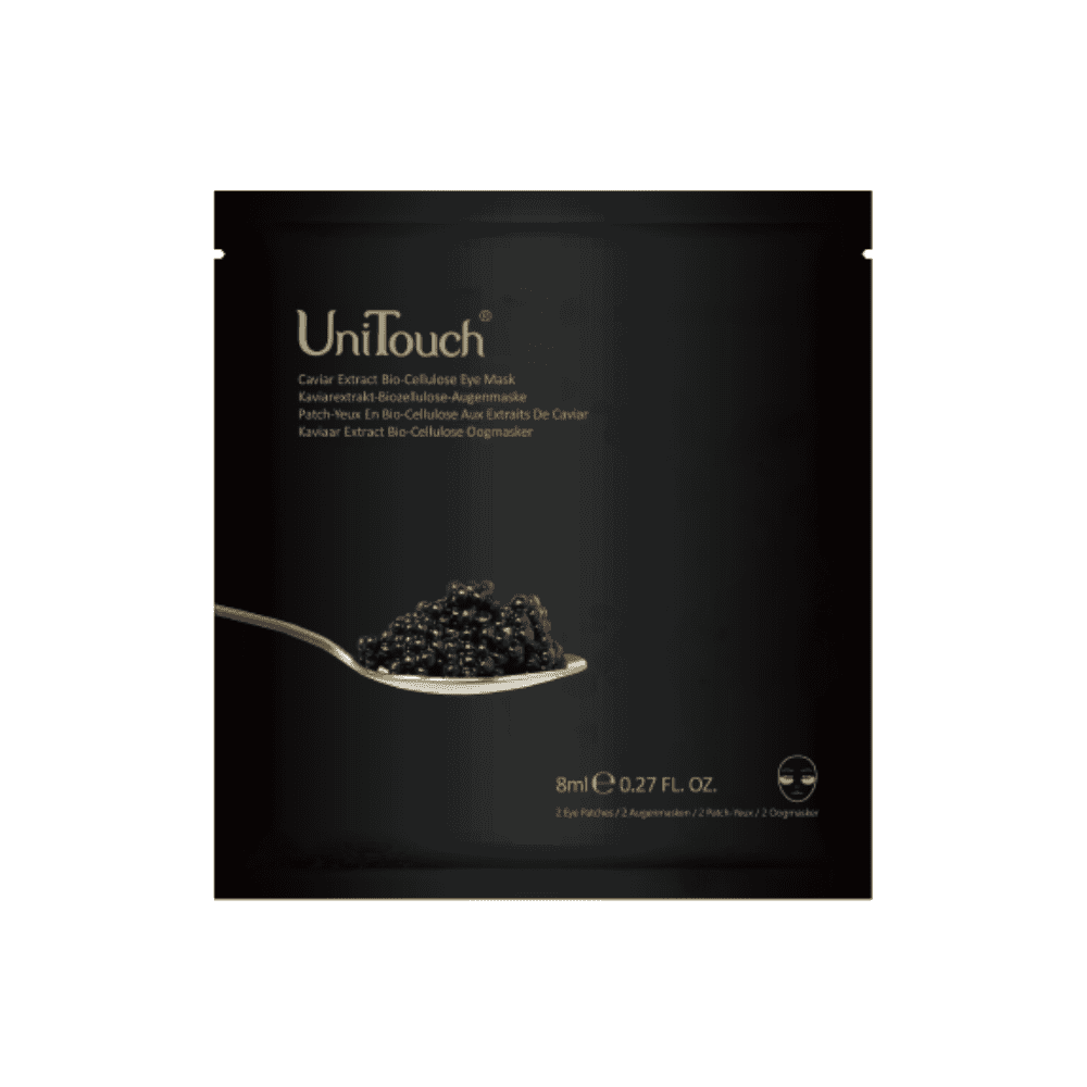 unitouch-bio-cellulose-caviar-lifting-under-eye-mask-patch-2-pcs-tester-1768898793 UniTouch, Bio-Cellulose, Kaviaar, Hef, Oogmaskerpleister, 2 st, *Tester - Afbeelding 1