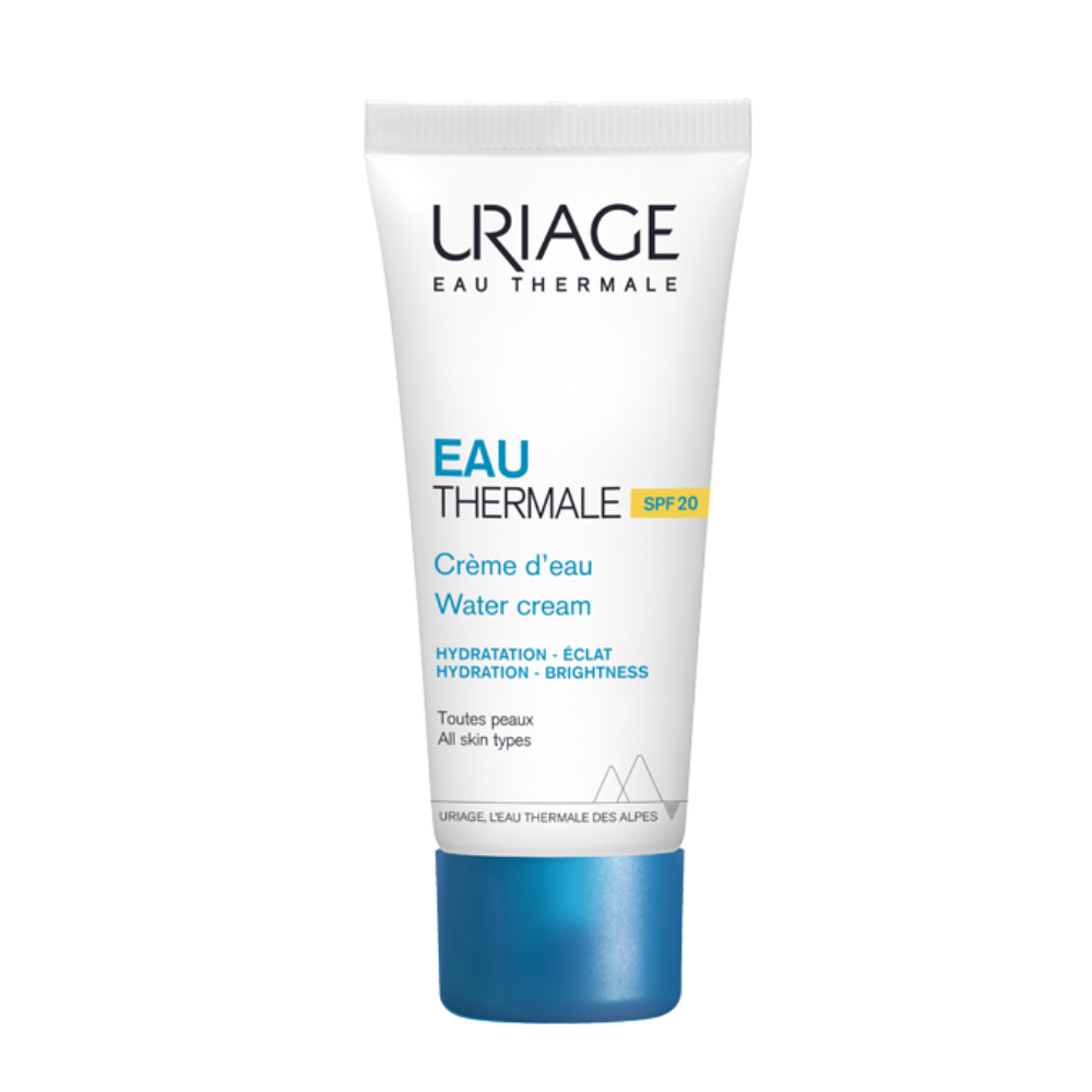 uriage-eau-thermale-hydrating-water-cream-for-face-spf-20-40-ml-1755852908 Uriage, Eau Thermale, Hydraterend, Watercrème, Voor gezicht, SPF 20, 40 ml - Afbeelding 1