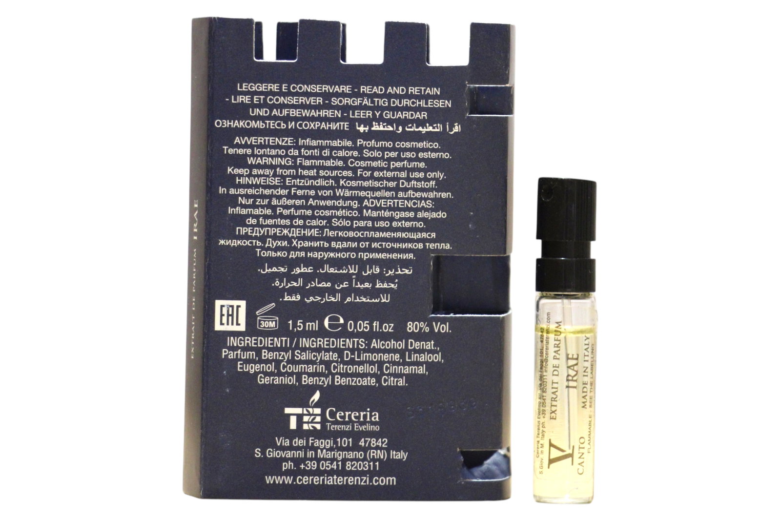 v-canto-irae-extrait-de-parfum-unisex-1-5-ml-vial-1782129526 V Canto, Irae, Parfumextract, Uniseks, 1.5 ml Flesje - Afbeelding 1
