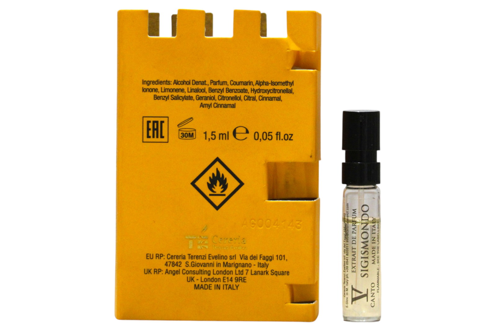 v-canto-sigismondo-extrait-de-parfum-unisex-1-5-ml-vial-1782129176 V Canto, Sigismondo, Parfumextract, Uniseks, 1.5 ml Flesje - Afbeelding 1
