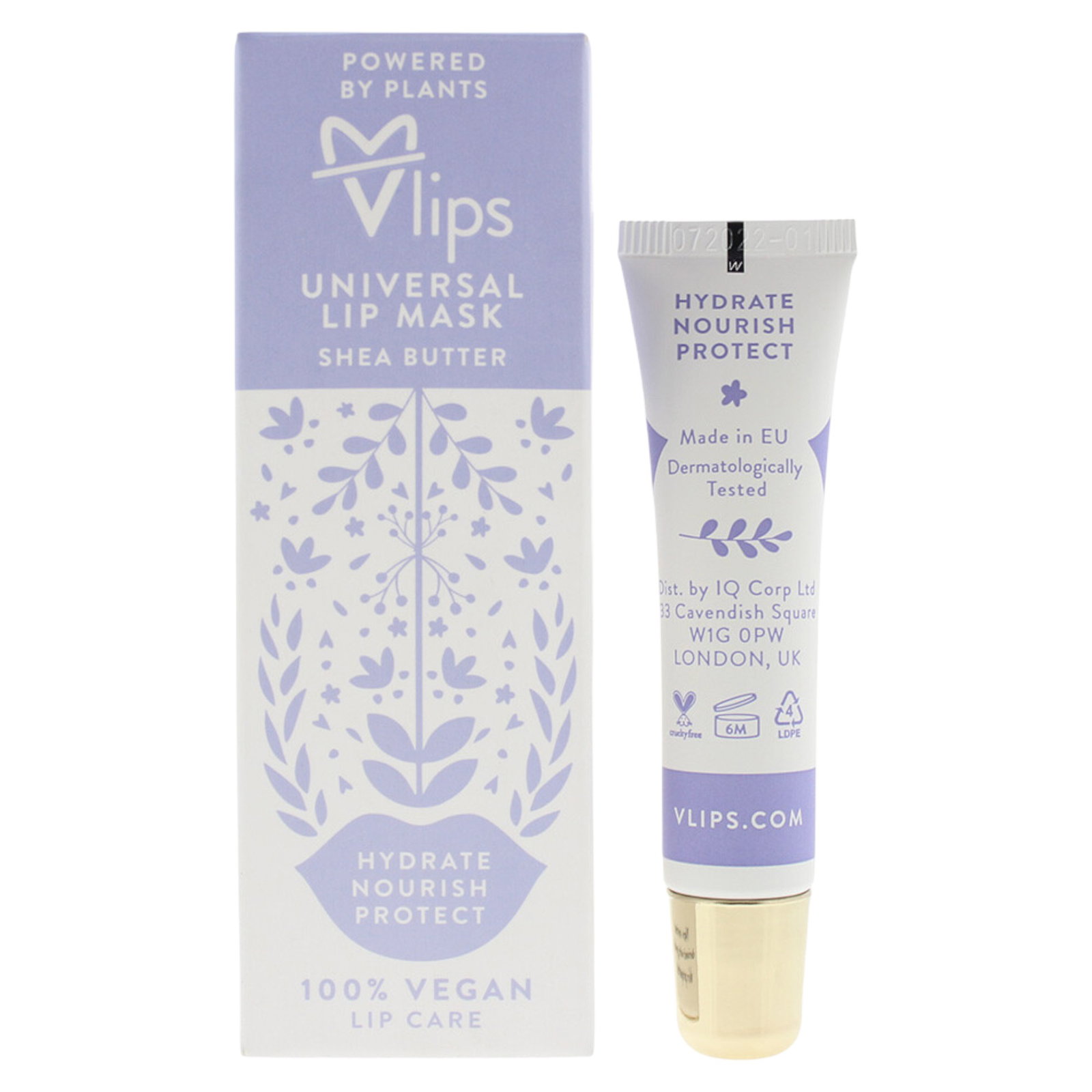 v-lips-hydrate-nourish-protect-hydrating-lip-mask-10-g-1761248857 V-Lips, Hydrate Nourish Protect, Hydraterend, Lipmasker, 10 g - Afbeelding 1