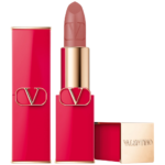 Valentino, Rosso, Mat, Crèmelippenstift, 123R, Navulbaar, 3.5 g
