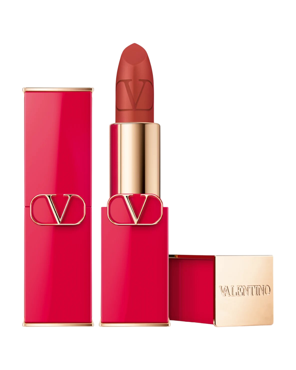 valentino-rosso-matte-cream-lipstick-409a-refillable-3-5-g-1715941279 Valentino, Rosso, Mat, Crèmelippenstift, 409A, Navulbaar, 3.5 g - Afbeelding 1