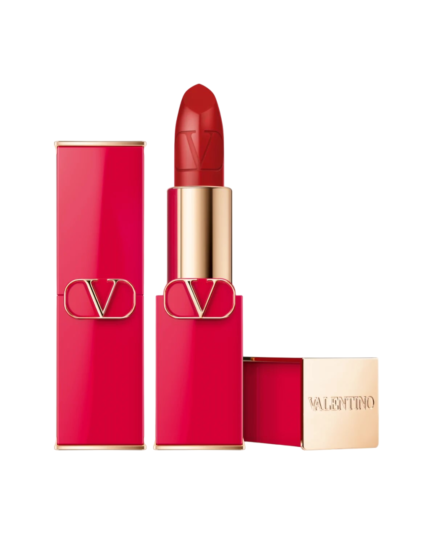 Valentino, Rosso, Satijnen afwerking, Crèmelippenstift, 217A, Navulbaar, 3.5 g