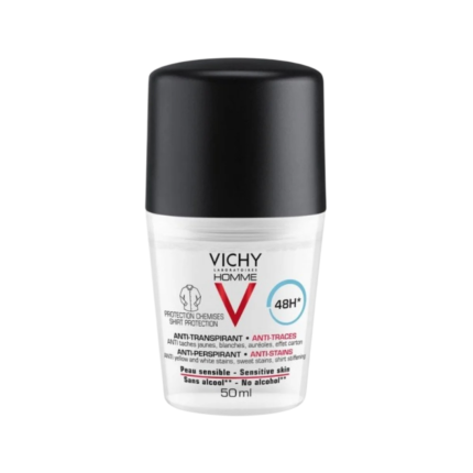 Vichy, Homme, Antitranspirant, Deodorant roll-on, Voor mannen, 30 ml
