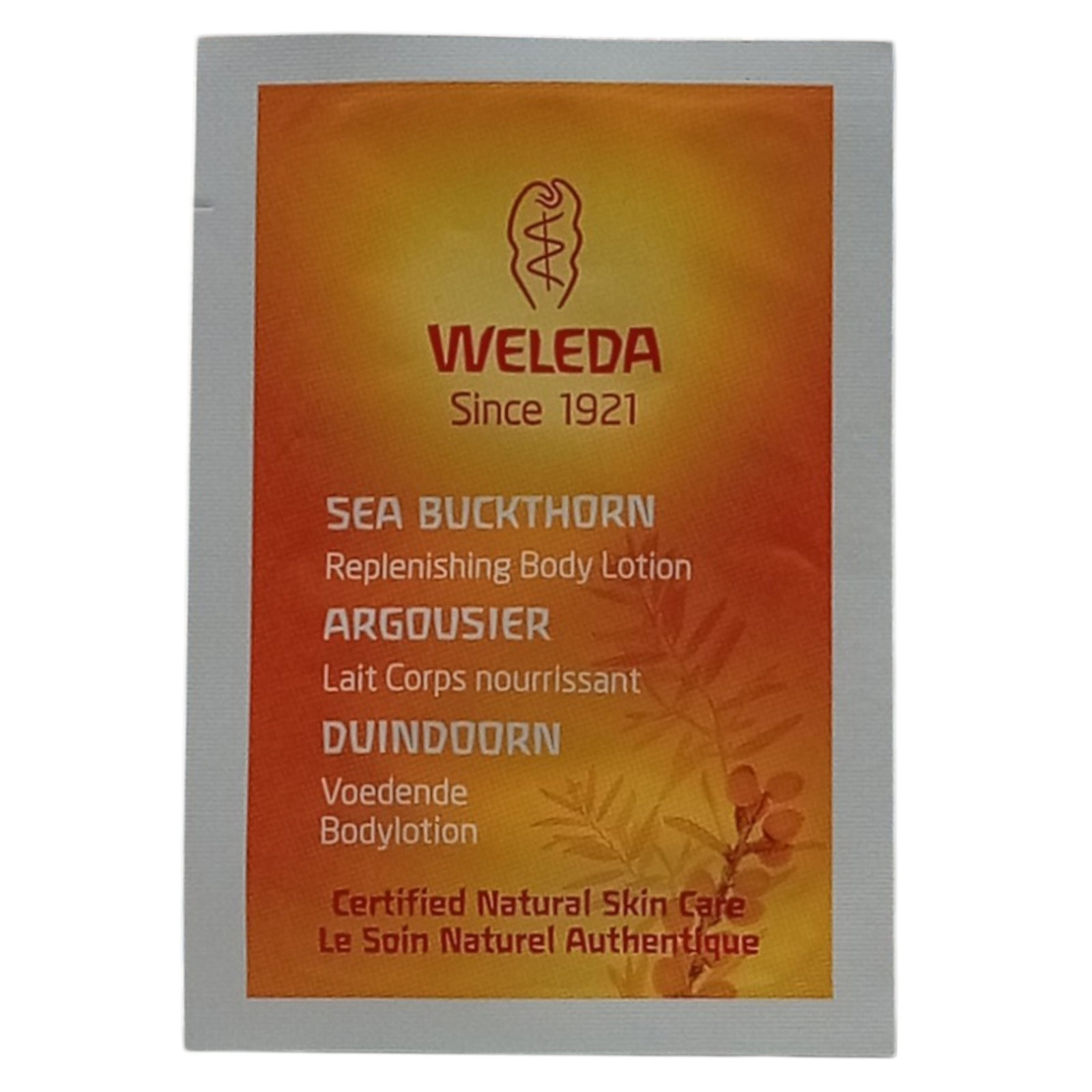 weleda-sea-buckthorn-nourishing-body-lotion-4-ml-sample-1745416444 Weleda, Sea Buckthorn, Voedzaam, Bodylotion, 4 ml *Voorbeeld - Afbeelding 1
