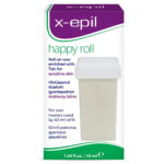 X-Epil, Happy Roll, Talk, Zijdeachtige afwerking, Depilatiewas, Lichaam, 50 ml
