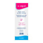 X-Epil, X-Epil, Zijdeachtige afwerking, Harsstrips voor ontharing, 50 stuks