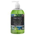 Yardley, Fig Leaf & Juniper Milk, Hydraterend, Handgel, 500 ml