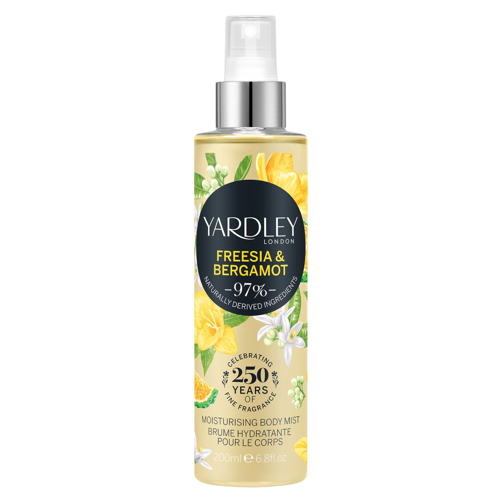 yardley-freesia-and-bergamot-scented-spray-for-women-200-ml-1761031596 Yardley, Freesia and Bergamot, Geparfumeerde spray, Voor vrouwen, 200 ml - Afbeelding 1